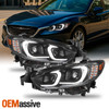 For 2014-2017 Mazda 6 Mazda6 LED DRL Light Tube Projector Headlights Left+Right