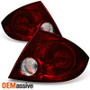 Fit Chevy Cobalt / Pursuit / G5 Sedan Dark Red Tail Lights Lamps Left + Right