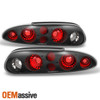Fit 1993-2002 Chevy Camaro L+R Black Replacement Taillights Taillamps