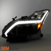 Fit 08-13 Infiniti G37/14-15 Q60 Coupe Projector Headlights + 3D LED Tail Lights