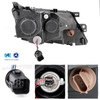 Fit 2010-2012 Fusion Black Smoked LED Projector Headlights+Black LED Tail Lights