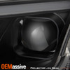 Fit 2010-2012 Fusion Black Smoked LED Projector Headlights+Black LED Tail Lights