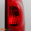 Fit 2002-2006 Chevy Avalanche Pickup Red Clear Taillights Replacement