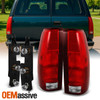 Fit 88-99 C/K Chevy GMC Suburban Tahoe Truck Tail Lights w/ Bulb Connector Plate