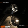 For 2008 2009 Altima Coupe LED DRL Projector Headlights Black Smoke [GTR Style]