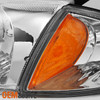 Fit 2000 2001 2002 Chevy Cavalier Headlights w/ Corner Signal Lights Lamps 4pcs