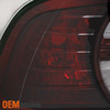 Fit 04-08 TL UA6 UA7 Dark Red Clear Tail Lights Replacement L+R