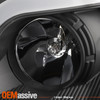 For 07-09 Nissan Altima 4Door LED Light Tube Projector Headlight Black Housing