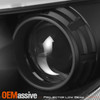 For 07-09 Nissan Altima 4Door LED Light Tube Projector Headlight Black Housing