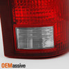Fit 88-98 C/K C10 GMC Sierra Suburban Pickup Truck Red Clear Tail Light Lamps
