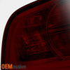 Fit 2004-2008 TL Dark Red Brake Taillights Driver + Passenger Side Replacement