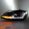 Fit 2011-2018 VW Jetta Sedan Projector Headlights w/DRL Led Light 11 12 13 14 15