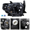 [Black Smoke]Fits 14-21 Tundra LED DRL Projector Headlights+Light Tube Tail Lamp