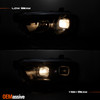 Fits 16-23 Toyota Tacoma SR SR5 Black LED DRL Headlights + LED Tail Lights Set