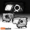 For 2014-2018 Jeep Cherokee LED Halo DRL Projector Headlights - Chrome Housing