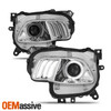 For 2014-2018 Jeep Cherokee LED Halo DRL Projector Headlights - Chrome Housing