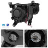 For 2014-2018 Jeep Cherokee LED Halo DRL Projector Headlights - Chrome Housing