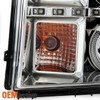 Fits *GAZE* 07-14 Sierra *GEN VI* Halo Projector SMD DRL LED Headlights Headlamp
