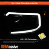 [Black Smoke]Fits 14-21 Tundra LED DRL Projector Headlights+Black LED Tail Lamp