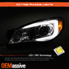 Fit 2006-2007 Subaru Impreza WRX Outback LED DRL Light Bar Projector Headlights