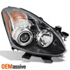 Fits 2010 2011 2012 2013 Altima Coupe Black RH Right Halogen Projector Headlight