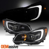 For 2012-2016 Subaru Impreza 16 Crosstrek Projector Headlights w/Led Light Bar
