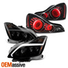 For 08-13 Infiniti G37 /14-15 Q60 LED Light Tube Headlights & 3D LED Tail Lights