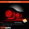For 08-15 Infiniti G37/Q60 Coupe Projector Headlights + 3D LED Tube Tail Lamp