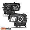 For 2014-2018 Jeep Cherokee Halo Projector Headlights w/Light Bar Left+RIght