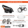 [Black]Fits 10-13 G37/G25/Q40 Sedan Switchback LED Signal Projector Headlight