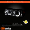 [Dual U-Halo Rim]For 02-06 Chevy Avalanche Upgrade Projector Headlights Assembly