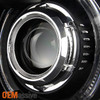 Fit Black 2010 2011 2012 2013 Chevy Camaro LED Halo Projectoer Headlights