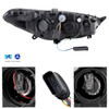Fit 2013-2016 Ford Fusion Chrome LED DRL Switchback Signal Projector Headlights