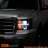 Fit *GAZE* 2007-2014 Sierra SMD Halo Projector Headlights lights Left + Right