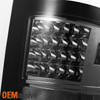 Fit *GAZE* 07-14 Sierra *GEN VI* Black Headlights + Smoked Tail Lights Combo Set