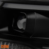 Fits [Black Smoke] 15-22 Chevy Colorado LED DRL Dual Square Projector Headlights