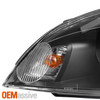 Fits [Black] 2006-2013 Chevy Impala Light Bar Projector Front Lamps Headlights