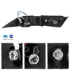 Fits 04-08 Acura TSX LED Light Tube DRL Projector Headlights + Red Tail Lights