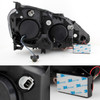 Fit 2005 2006 Acura RSX Integra DC5 Black CCFL Halo Projector LED Headlights