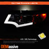 [Halogen Upgrade] Fit 2011-2014 Ford Edge LED DRL Chrome Projector Headlights