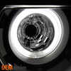 Fit Black 2008-2013 Dodge Challenger CCFL Halo Projector Headlights Lights 08-13