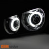 Fit Black 2008-2013 Dodge Challenger CCFL Halo Projector Headlights Lights 08-13