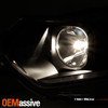 For 09-14 Acura TSX LED DRL Tube Projector Black Headlight Headlamps Left+Right