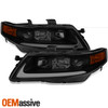 [Black Smoke] 2004 2005 2006 2007 2008 Acura TSX LED Bar Projector Headlights