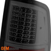 For 09-18 Dodge Ram Projector LED DRL Headlight|Smoked Style Tail Light Housing