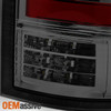 For 09-18 Dodge Ram Projector LED DRL Headlight|Smoked Style Tail Light Housing