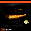 Fit Dodge Ram 09-18 1500 2500 3500 Black LED/DRL Dual Projector Headlights Lamps