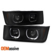 Fit 02-06 Chevy Avalanche Upgrade U-Halo Rim Projector Headlight - Smoke Housing