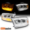 [Upgrade] Fit Dodge Ram 09-18 LED/DRL Switchback Bar Projector Headlights Lamps