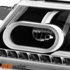 Fit 2009-2020 Dodge Journey Black DRL Light Tube LED Signal Projector Headlights